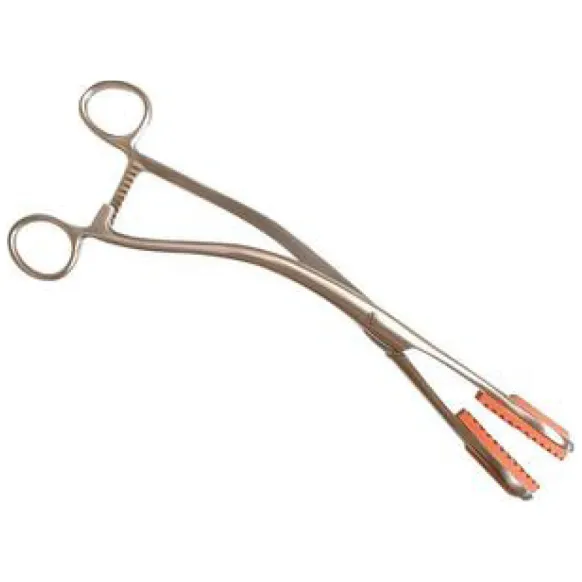 PINCE CÉSARIENNE MORS CAOUTCHOUC VÉTÉRINAIRE