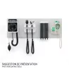 STATION MURALE DIAGNOSTIC 3.5 V MACROVIEW + OPHTALMOSCOPE