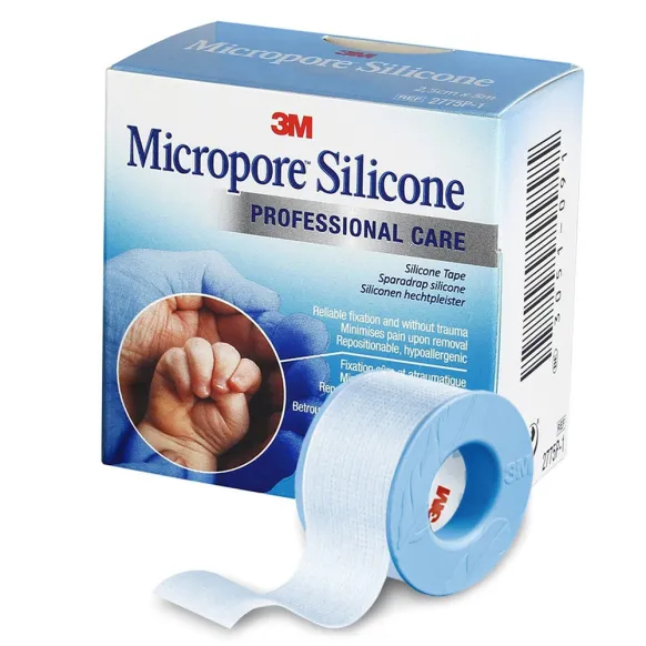 SPARADRAP SILICONE "MICROPORE" 3M