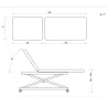 PACK DIVAN D'EXAMEN ÉLECTRIQUE LIFTBACK + TABOURET OFFERT