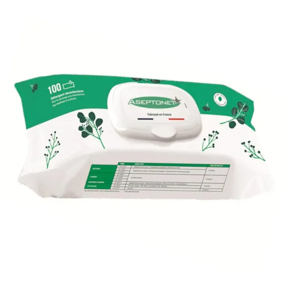 LINGETTES BACTÉRICIDES ASEPTONET
