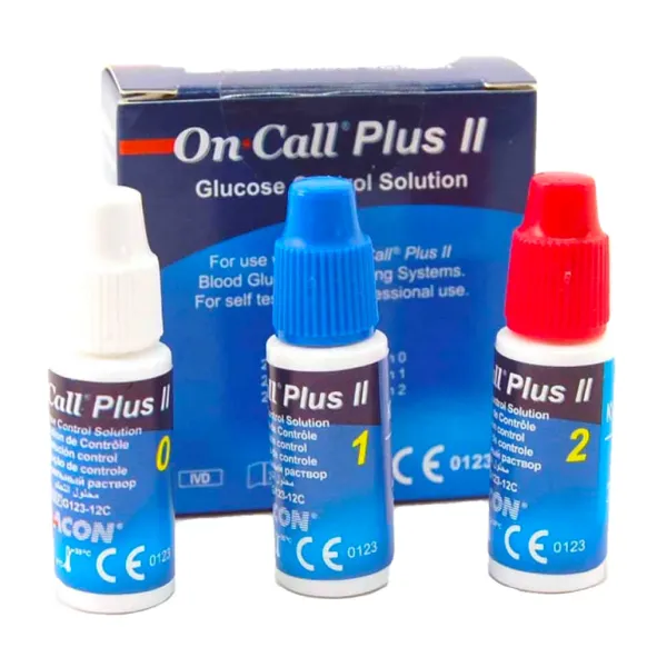 SOLUTIONS DE CONTROLE 3 FLACONS POUR ON CALL PLUS II
