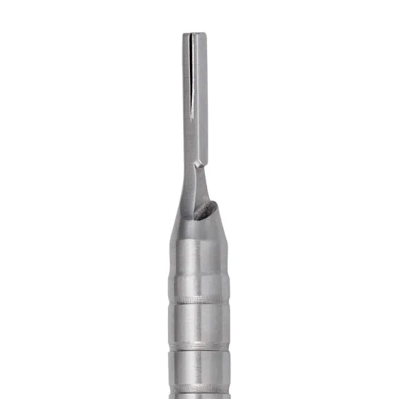 MANCHE POLYVALENT PORTE LAME DE GOUGE ET BISTOURI 14 CM INOX ELITECH