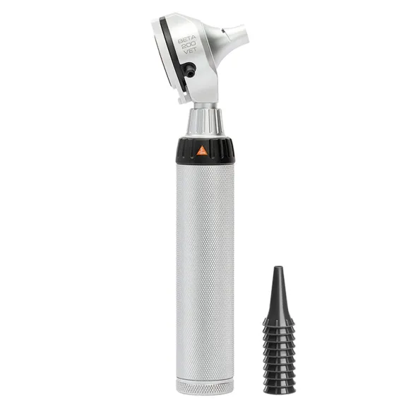 OTOSCOPE BETA 200 VETERINAIRE F.O AVEC BETA POIGNEE A PILES 2,5V XHL