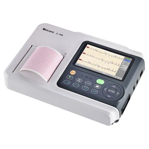 PACK ECG 3 PISTES AVEC INTERPRÉTATION IE 300 - BIOCARE + CEINTURE UNIVERSELLE GRATUITE