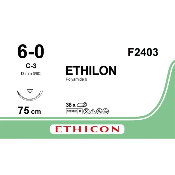 FIL DE SUTURE ETHILON NOIR ETHICON