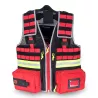 GILET D'INTERVENTION MEDICAL ROUGE