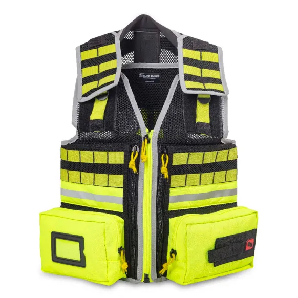GILET D'INTERVENTION MEDICAL JAUNE