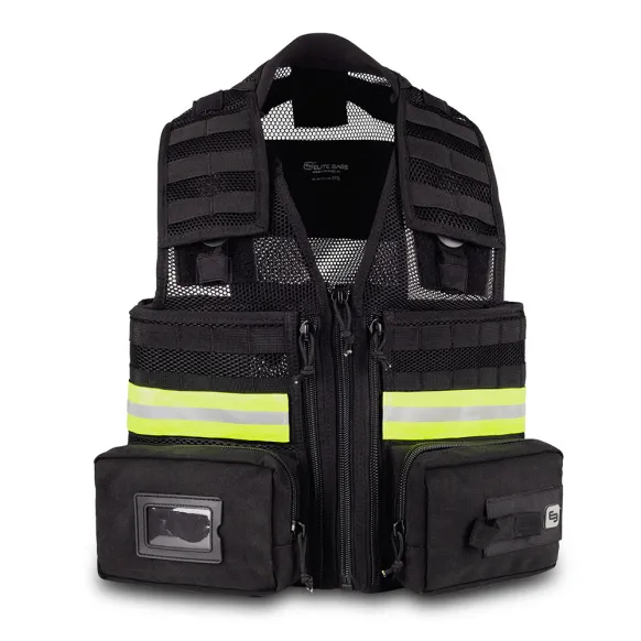 GILET D'INTERVENTION MEDICAL NOIR