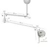 LAMPE D’EXAMEN LED BELLON FIXATION PLAFOND
