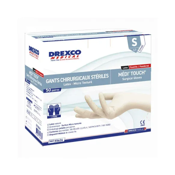 GANTS DE CHIRURGIE ANATOMIQUE STÉRILES MAXTER