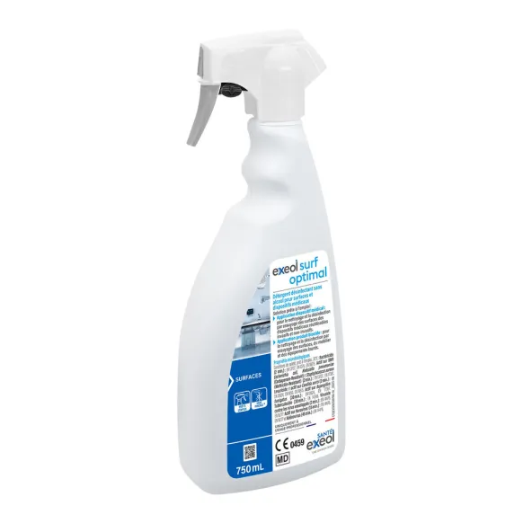 SPRAY DÉTERGENT DÉSINFECTANT SANS ALCOOL EXEOL SURF OPTIMAL