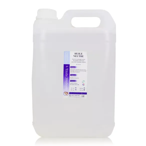 HUILE NEUTRE BIDON DE 5L - ETOILE MEDICALE
