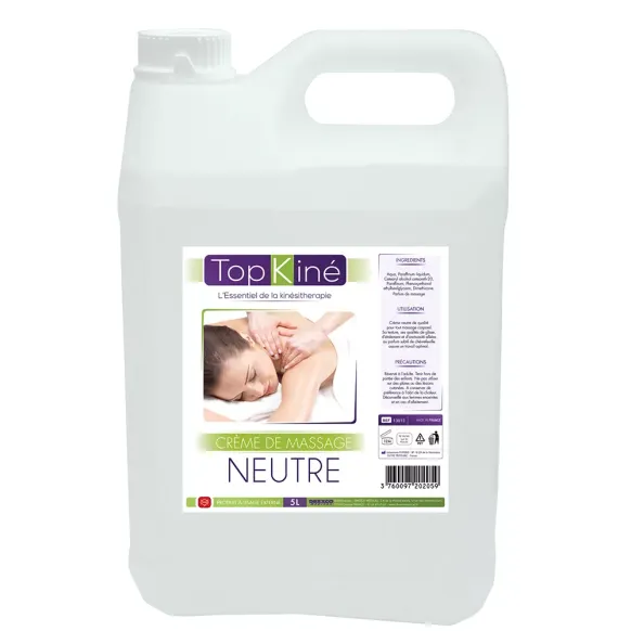 CRÈME DE MASSAGE NEUTRE TOP'KINE 5L