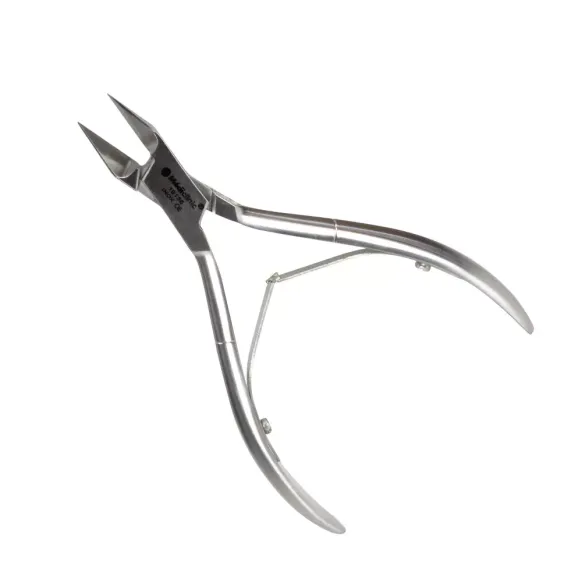 Pince à ongle inox coupe concave mors oblique 14 cm