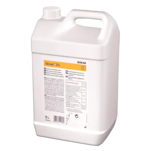LOTION LAVANTE ANTIMICROBIENNE SKINSAN 2% 5L AIRLESS