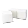 PAPIER TOILETTE FEUILLE À FEUILLE 2 PLIS GAUFRE-COLLE
