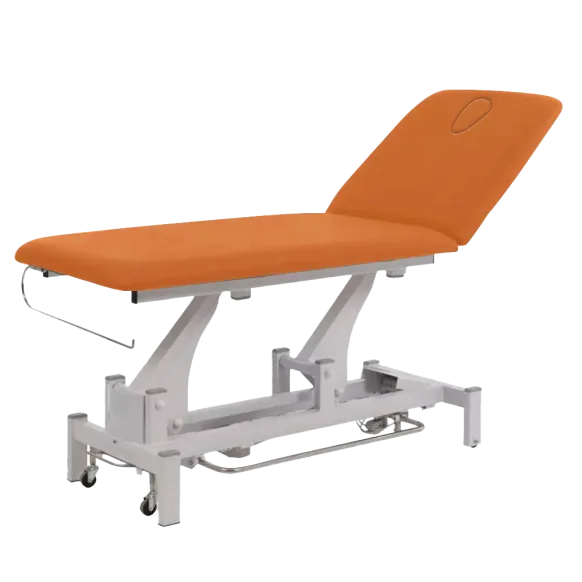 DIVAN D'EXAMEN ÉLECTRIQUE DELTA 55 ÉDITION LIMITÉE MEDICLINIC - orange