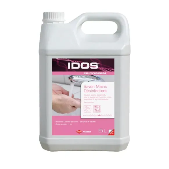 SAVON MAINS DÉSINFECTANT HAUTE FRÉQUENCE IDOS - bidon de 5 l