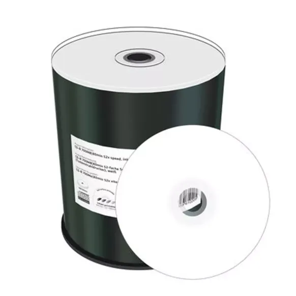 CD-R 80 700 MO 52X INKJET WHITE PRINTABLE - spindle de 100