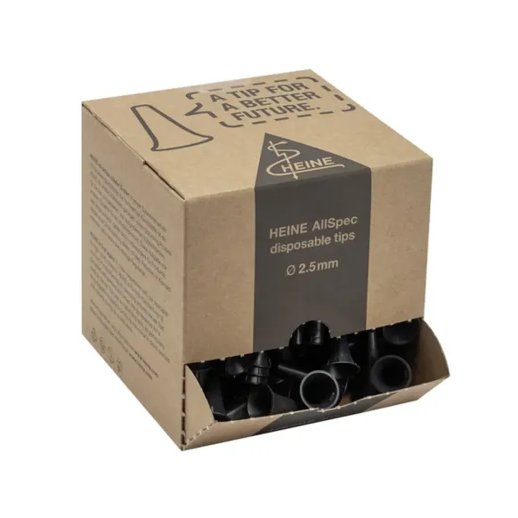 SPÉCULUMS AURICULAIRE Ø 2,5mm HEINE - BOITE DE 250