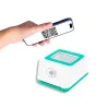 Lecteur de carte vitale 4‑en‑1 F600 : QR Code, Codes-barres, NFC et Bi-fente