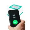 Lecteur de carte vitale 4‑en‑1 F600 : QR Code, Codes-barres, NFC et Bi-fente