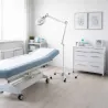 LAMPE LOUPE LED 18W RONDE GROSSISSEMENT X3 MEDICLINIC - pieds à roulettes
