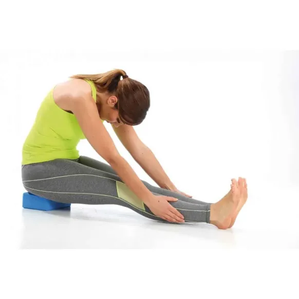 BRIQUE DE YOGA MOUSSE EVA APPUI CONFORT SVELTUS - bleu