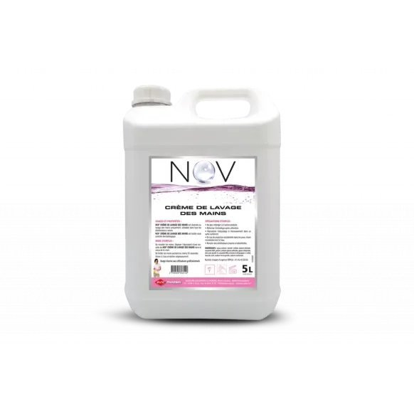 SAVON DOUX CRÈME MOUSSANTE HYGIÈNE PROFESSIONNELLE - bidon de 5 l