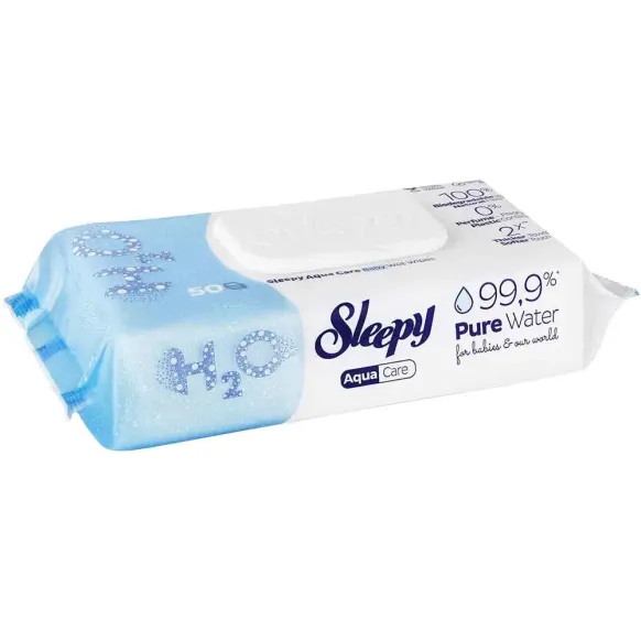LINGETTES BÉBÉ PURE WATER TOILETTE DOUCE CLEAN100 - 50 unités