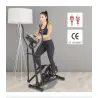 ELLIPTIQUE ACTIVA 21 PROGRAMMES RÉSISTANCE MOTORISÉE CARE - vélo elliptique