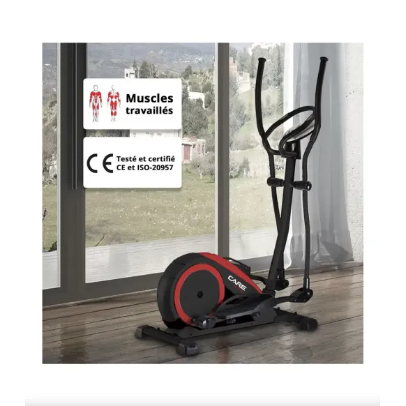 Vélo elliptique Sportis 19 programmes CARE - appareil de fitness