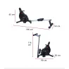 RAMEUR MAG FLYER KS-2 CONNECT PLIABLE CONNECTÉ CARE - rameur pliable