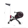 Rameur Jet 600 tirage central magnétique CARE - rameur pliable