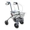 ROLLATOR 4 ROUES AVEC PORTE CANNE CRISTALLO