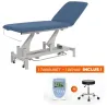 PACK KINÉ ESSENTIEL TABLE ÉLECTRIQUE COMPEX REHAB TABOURET - bleu