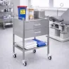 GUERIDON MEDICLINIC 2 TIROIRS
