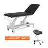 PACK DIVAN D'EXAMEN ÉLECTRIQUE DELTA 55 AVEC TABOURET PONY MEDICLINIC - pack offert