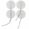 ÉLECTRODES RONDES DURA-STICK PREMIUM 32 MM CEFAR - sachet de 4