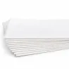 DRAPS D'EXAMEN NON TISSÉS FAÇON SERVIETTE GRANDE COUVERTURE - blanc 100 draps