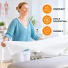 Draps non tissés 90x195cm lavables 100 fois - Sachet de 10