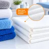 Draps non tissés 90x195cm lavables 100 fois - Sachet de 10