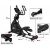 VÉLO ELLIPTIQUE ELLIPTER FD LED AUTO ALIMENTÉ CARE - usage professionnel