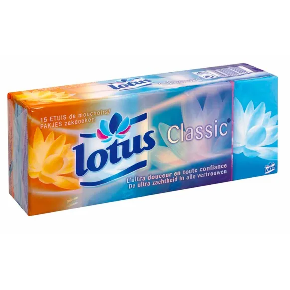 MOUCHOIRS ÉTUIS LOTUS