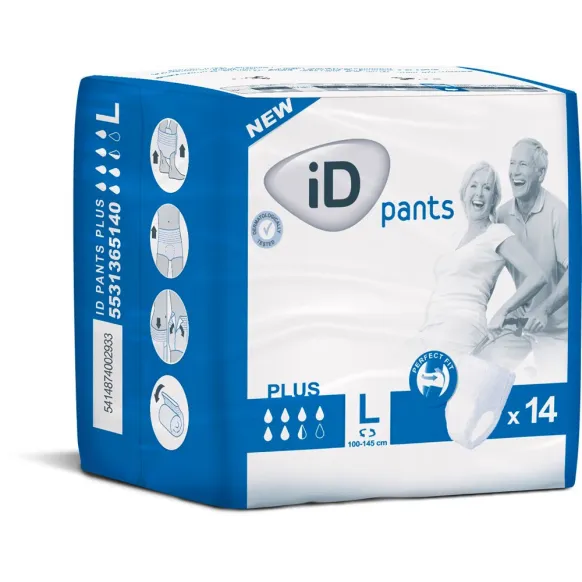 SOUS VÊTEMENTS ABSORBANTS ID PANTS PLUS