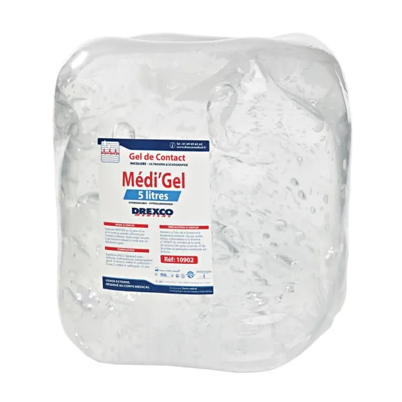 GEL ULTRASON INCOLORE MEDI'GEL 5 L