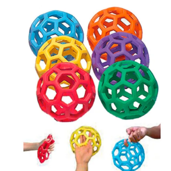 BALLE ALVÉOLÉES POUR RÉÉDUCATION RUBBER FLEX