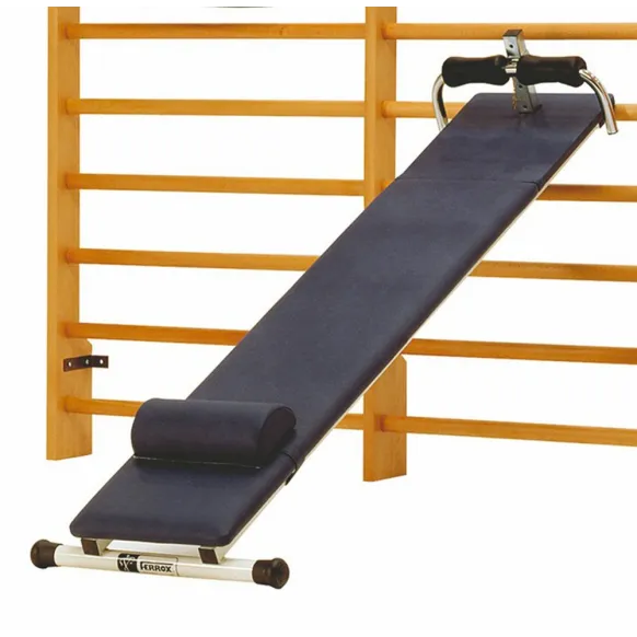 PLANCHE ABDOMINAUX AVEC CALE PIED RÉGLABLE