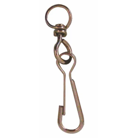 MOUSQUETON SIMPLE CHROMÉ
